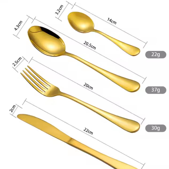 Custom fork and spoon set