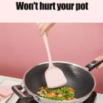 Custom silicone spatula